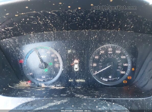 KMHE24L17GA018586 2016 HYUNDAI SONATA HYBRID Black Вид задніх сидінь