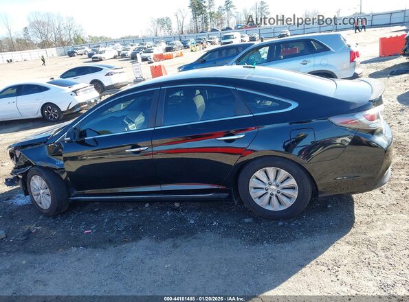 KMHE24L17GA018586 2016 HYUNDAI SONATA HYBRID Black Панорамний вид салону 360°