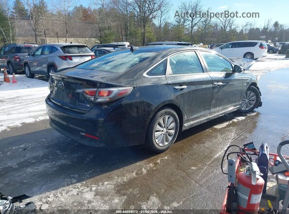 KMHE24L1XHA044231 2017 HYUNDAI SONATA HYBRID Черный 