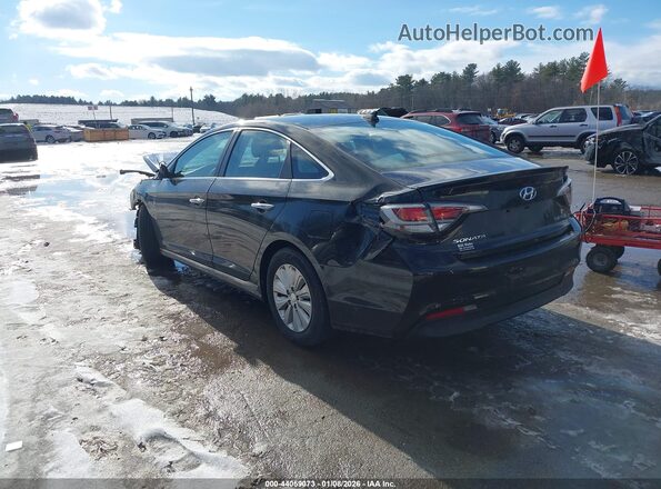 KMHE24L1XHA044231 2017 HYUNDAI SONATA HYBRID Черный 