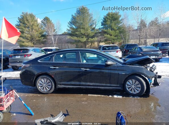 KMHE24L1XHA044231 2017 HYUNDAI SONATA HYBRID Черный 