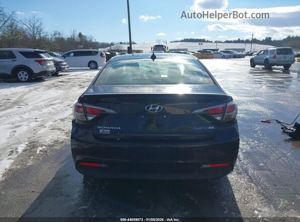 KMHE24L1XHA044231 2017 HYUNDAI SONATA HYBRID Черный 