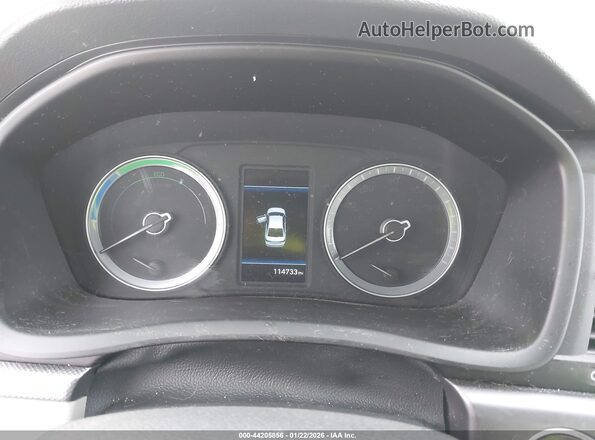 KMHE24L31KA088207 2019 HYUNDAI SONATA HYBRID Black Vista de los asientos traseros