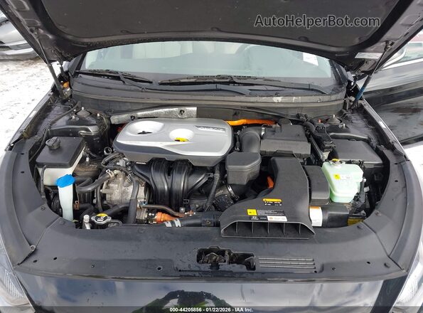 KMHE24L31KA088207 2019 HYUNDAI SONATA HYBRID Black Vista trasera