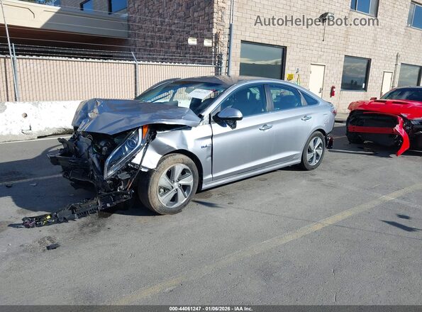 KMHE34L17GA031402 2016 HYUNDAI SONATA HYBRID Silver Front left