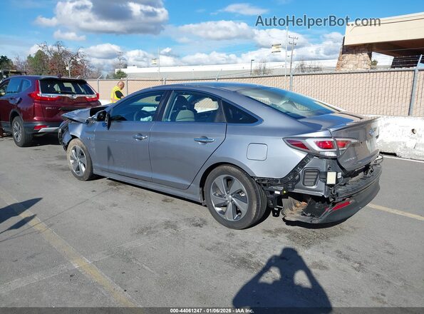 KMHE34L17GA031402 2016 HYUNDAI SONATA HYBRID Silver Rear left
