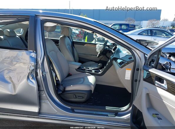 KMHE34L17GA031402 2016 HYUNDAI SONATA HYBRID Silver Front interior view