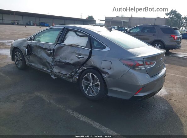 KMHE34L30JA086881 2018 HYUNDAI SONATA HYBRID Серый 