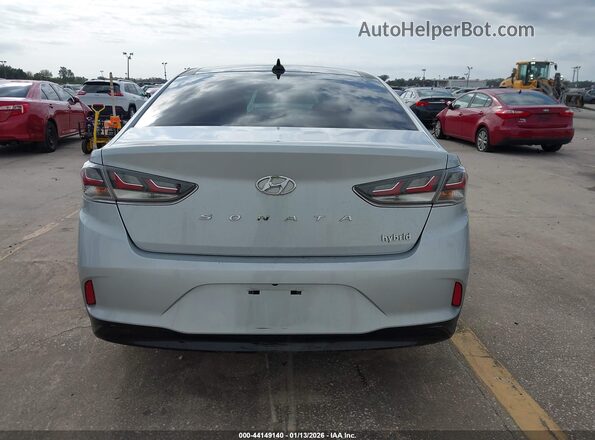 KMHE34L39KA092275 2019 HYUNDAI SONATA HYBRID Silver 