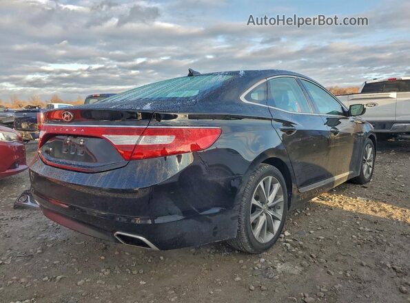 KMHFG4JG7HA577490 2017 HYUNDAI AZERA Black Trasero derecho