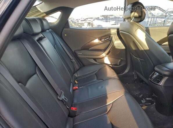 KMHFG4JG7HA577490 2017 HYUNDAI AZERA Black Vista de los asientos traseros