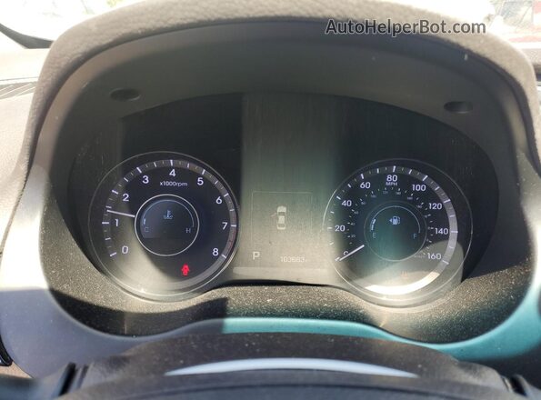 KMHFG4JG8GA507253 2016 HYUNDAI AZERA Silver Widok zestawu wskaźników