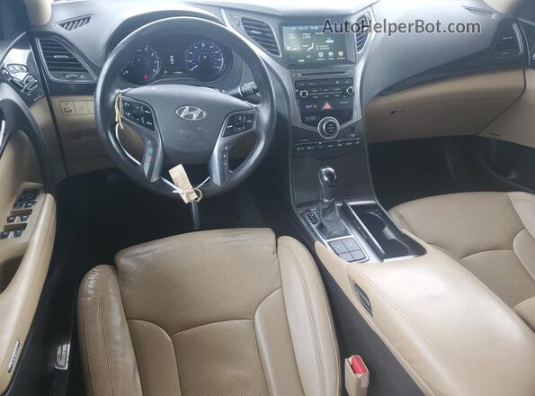 KMHFG4JGXGA549634 2016 HYUNDAI AZERA Blue Vista del salpicadero