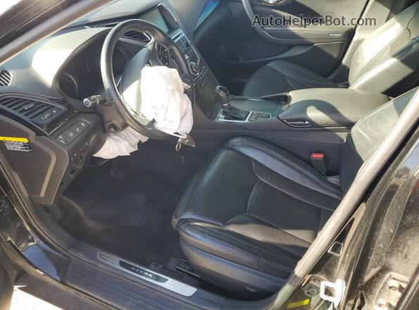 KMHFH4JG2HA590743 2017 HYUNDAI AZERA Black Vista interior delantera