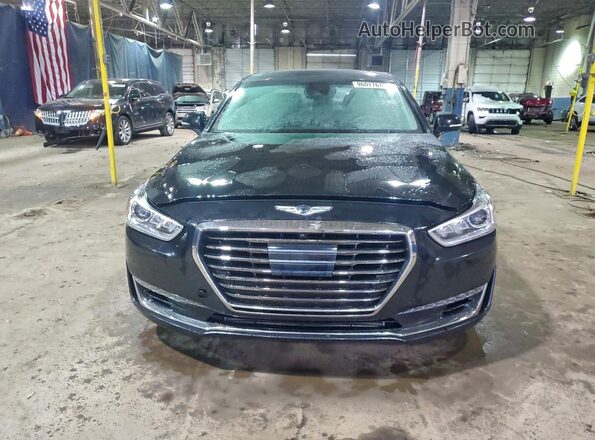KMHG34JA2JU049050 2018 GENESIS G90 Black Widok z przodu