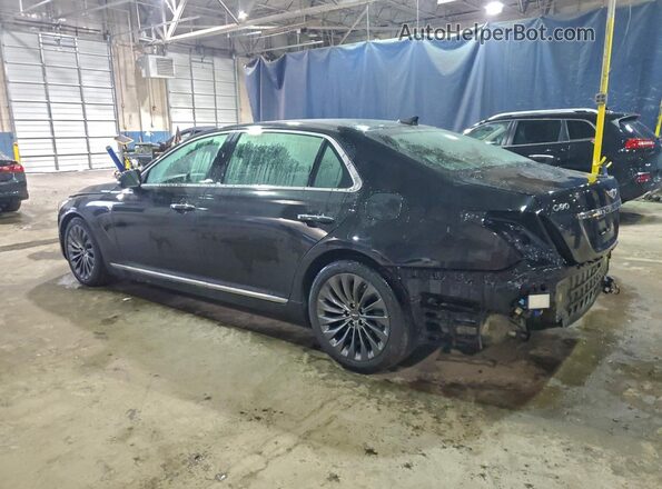 KMHG34JA2JU049050 2018 GENESIS G90 Black Tył lewy
