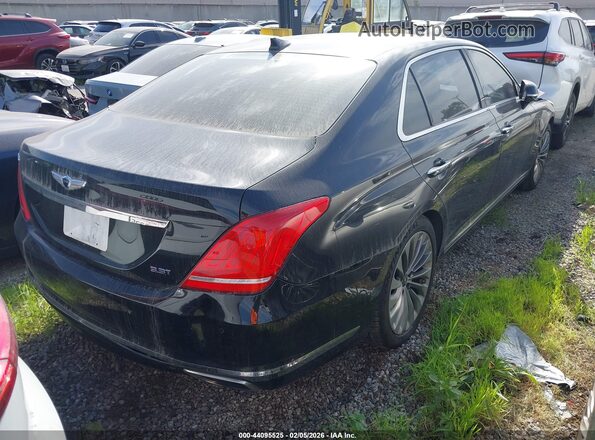 KMHG34JA3HU027472 2017 GENESIS G90 Black უკანა მარჯვენა