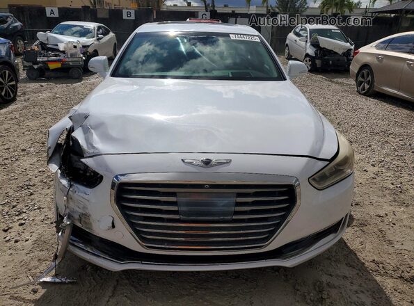 KMHG34JA3JU044729 2018 GENESIS G90 Белый Вид спереди