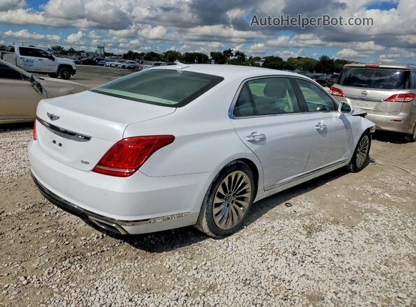 KMHG34JA3JU044729 2018 GENESIS G90 Белый Задняя правая четверть