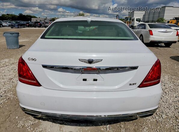 KMHG34JA3JU044729 2018 GENESIS G90 Белый Вид сзади