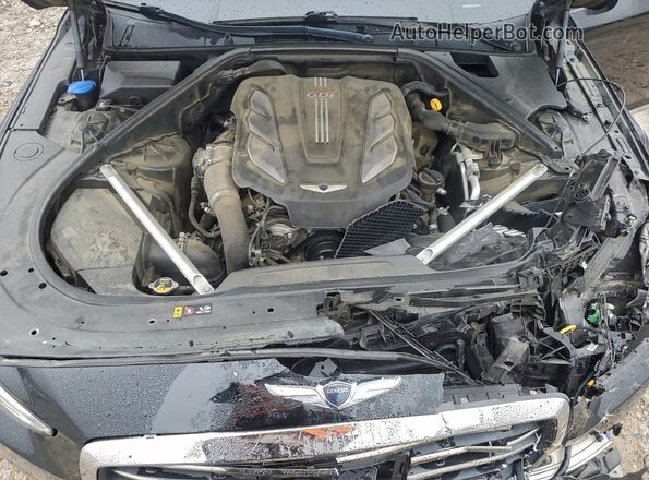 KMHG34JA7HU031735 2017 GENESIS G90 Black 