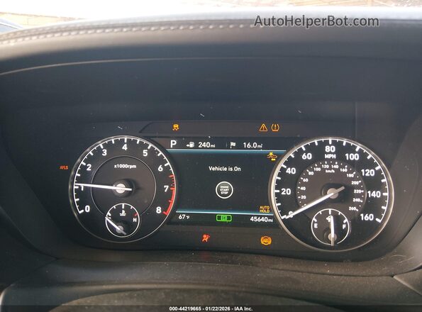 KMHG34JAXKU050626 2019 GENESIS G90 Серебряный Вид задних сидений