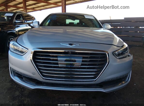 KMHG34JAXKU050626 2019 GENESIS G90 Серебряный Вид щитка приборов