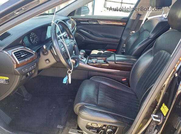 KMHG54JH2KU050398 2019 GENESIS G90 Черный Вид салона спереди