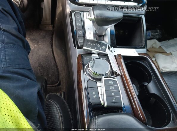 KMHG54JH8JU047360 2018 GENESIS G90 Silver Widok deski rozdzielczej