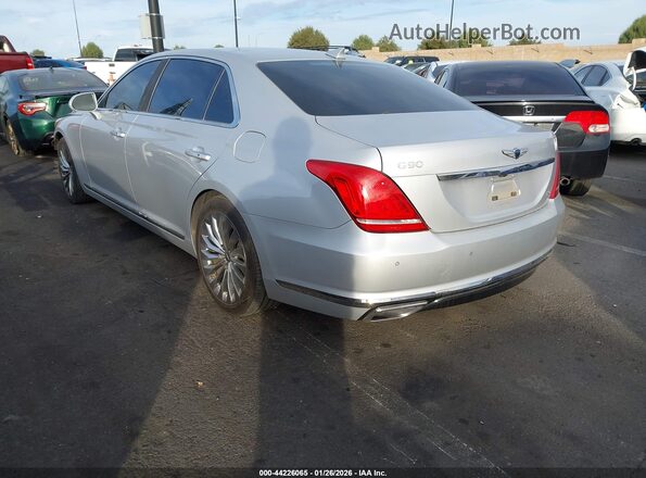 KMHG54JH8JU047360 2018 GENESIS G90 Silver Tył lewy