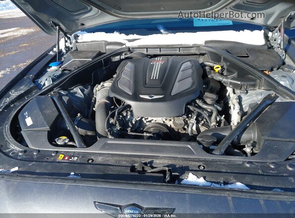 KMHGN4JB4KU296204 2019 GENESIS G80 Black Widok z tyłu