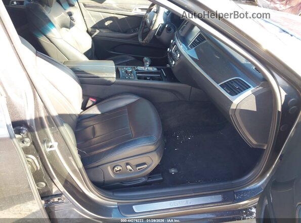 KMHGN4JB4KU296204 2019 GENESIS G80 Black Widok wnętrza z przodu