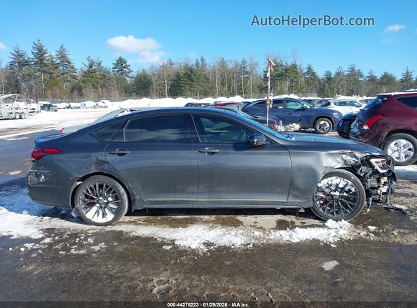 KMHGN4JB4KU296204 2019 GENESIS G80 Black Widok wnętrza z tyłu