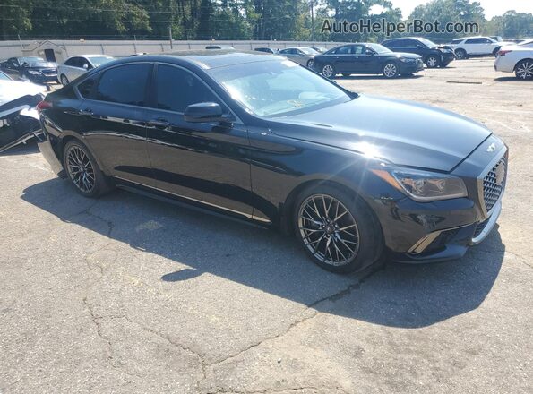 KMHGN4JB5KU290895 2019 GENESIS G80 Black წინა მარჯვენა