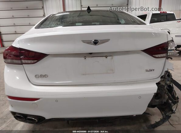 KMHGN4JB6JU227142 2018 GENESIS G80 White 