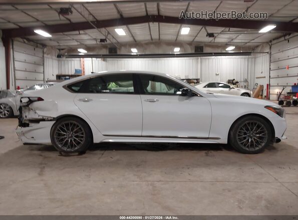 KMHGN4JB6JU227142 2018 GENESIS G80 White Панорамний вид салону 360°