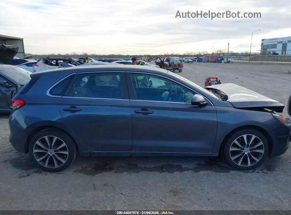 KMHH35LE1JU066609 2018 HYUNDAI ELANTRA GT Серый Вид задней части салона