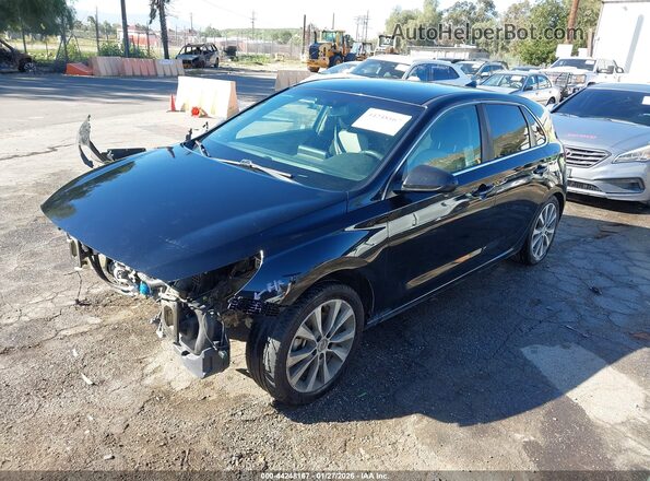 KMHH35LE6KU104398 2019 HYUNDAI ELANTRA GT Черный Передняя левая четверть