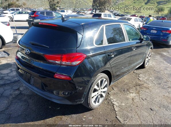 KMHH35LE6KU104398 2019 HYUNDAI ELANTRA GT Черный Задняя правая четверть