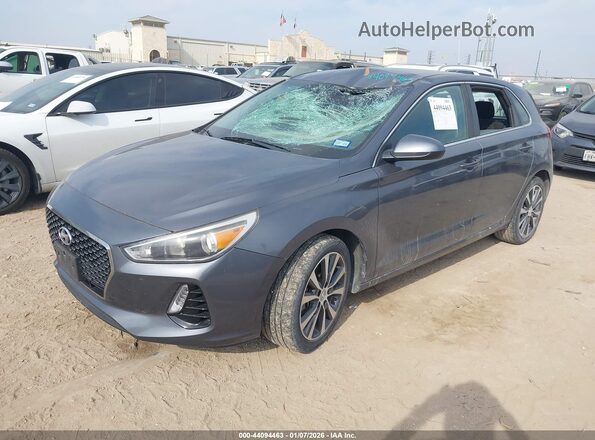 KMHH35LE8KU088639 2019 HYUNDAI ELANTRA GT Gray წინა მარცხენა ხედი სამი მეოთხედიდან
