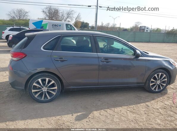KMHH35LE8KU088639 2019 HYUNDAI ELANTRA GT Gray უკანა სალონის ხედი
