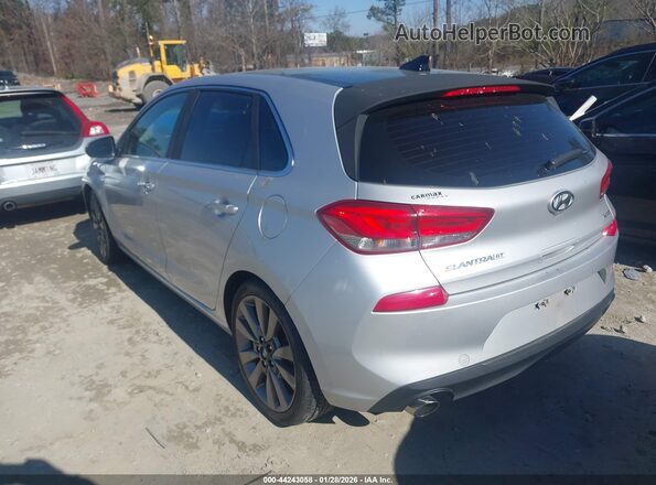 KMHH55LC2JU077076 2018 HYUNDAI ELANTRA GT Серебряный Задняя левая четверть