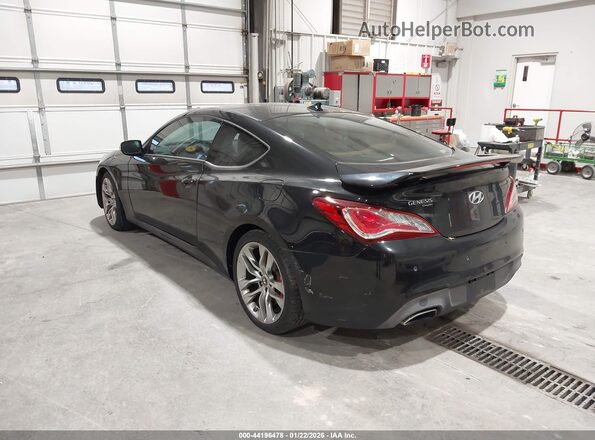 KMHHU6KJ5GU136722 2016 HYUNDAI GENESIS Черный Задняя левая четверть