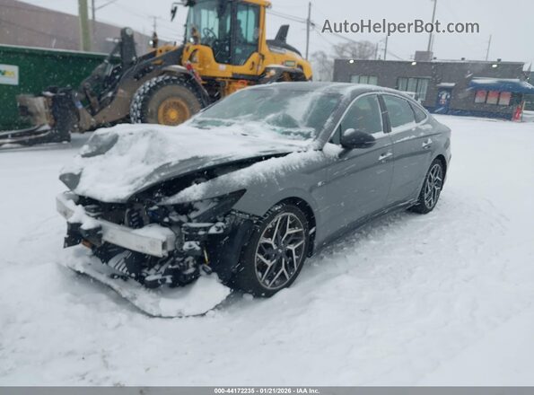 KMHL14JC2NA243994 2022 HYUNDAI SONATA Gray Front left
