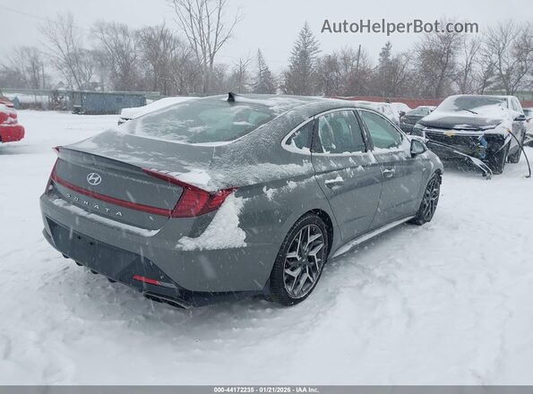 KMHL14JC2NA243994 2022 HYUNDAI SONATA Gray Rear right