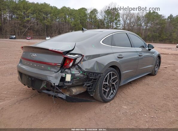 KMHL14JC7PA252760 2023 HYUNDAI SONATA Gray Trasero derecho