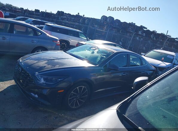 KMHL34J23PA307352 2023 HYUNDAI SONATA Gray Սալոնի 360 աստիճան տեսք