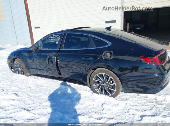 KMHL34J27PA282875 2023 HYUNDAI SONATA Black Սալոնի 360 աստիճան տեսք