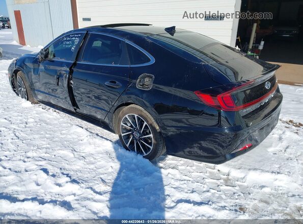 KMHL34J27PA282875 2023 HYUNDAI SONATA Black Հետևի ձախ