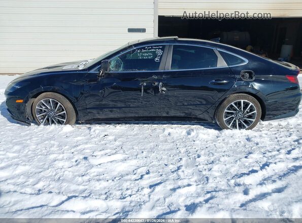 KMHL34J27PA282875 2023 HYUNDAI SONATA Black Դիմացի տեսք